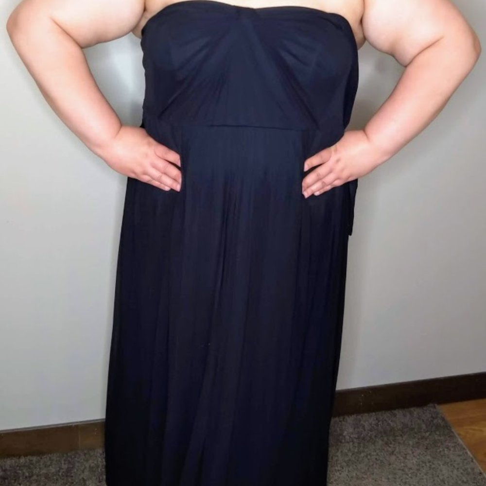 Cocktail or Formal Black Long Dress